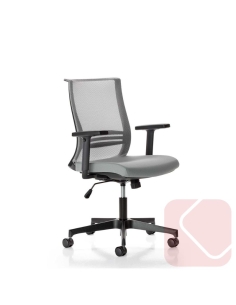 Sillón direccional Win negro respaldo alto y bajo - Laoficinaonline.es