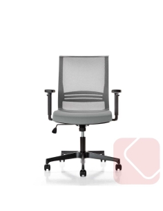 Sillón direccional Win negro respaldo alto y bajo - Laoficinaonline.es