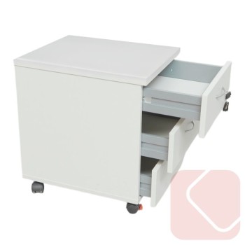 Cajonera con ruedas bucks de Euromof - Laoficinaonline.es