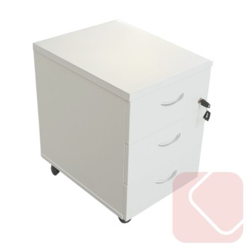 Cajonera con ruedas bucks de Euromof - Laoficinaonline.es