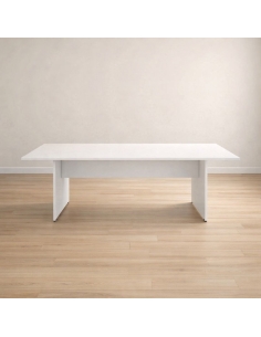 Mesa rectangular de reunión económica de Euromof - Laoficinaonline.es