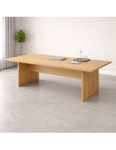 Mesa rectangular de reunión económica de Euromof - Laoficinaonline.es
