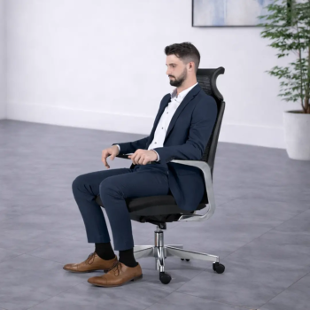 Sillón de oficina Tokio de malla con mecanismo sincro | Laoficinaonline