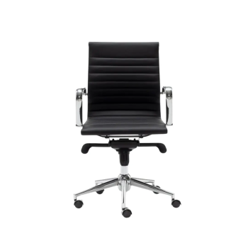 Sillón de despacho Londres respaldo medio en ecopiel | laoficinaonline