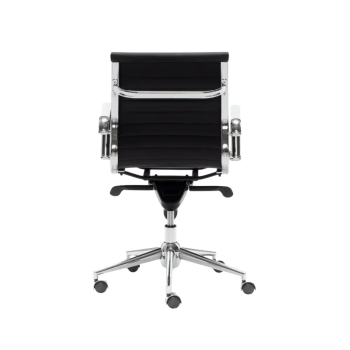 Sillón de despacho Londres respaldo medio en ecopiel | laoficinaonline