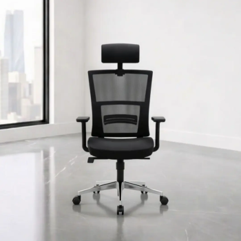 Silla ergonómica Atlanta con cabezal y brazos 3D | Laoficinaonline