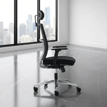 Silla ergonómica Atlanta con cabezal y brazos 3D | Laoficinaonline
