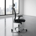 Silla ergonómica Atlanta con cabezal y brazos 3D | Laoficinaonline