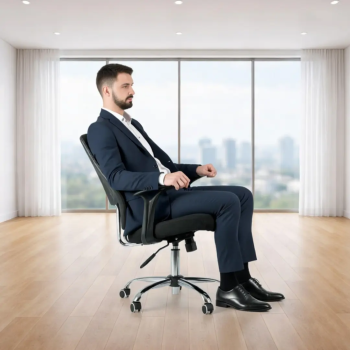 Silla de oficina Génova giratoria con respaldo de malla | Laoficinaonline