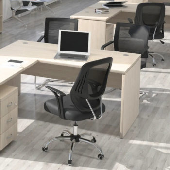 Silla de oficina Génova giratoria con respaldo de malla | Laoficinaonline