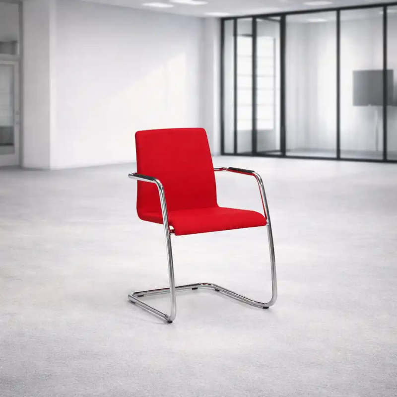 Silla confidente con brazos Custom | Laoficinaonline