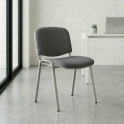 Silla fija de oficina apilable tapizada Fissa | Laoficinaonline