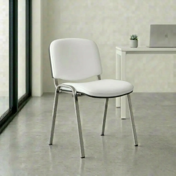 Silla confidente de oficina tapizada Fissa | Laoficinaonline