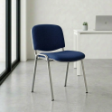 Silla fija de oficina apilable tapizada Fissa | Laoficinaonline