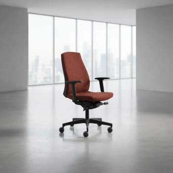 Silla de oficina ergonómica Flexa con respaldo alto y mecanismo sincro | Laoficinaonline