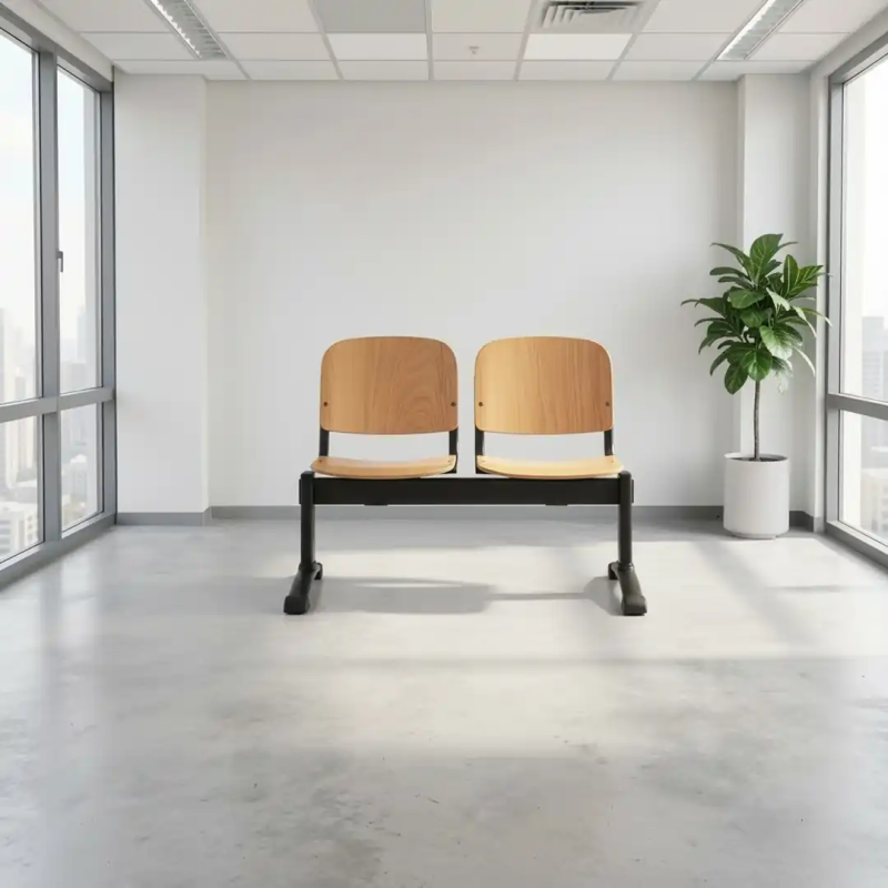 Bancada de espera de madera FLIN | Laoficinaonline