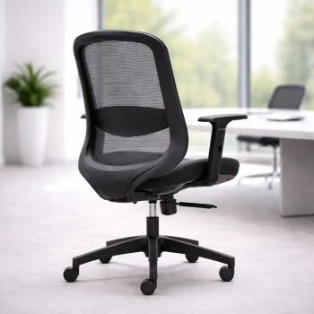 Silla ergonómica Lima con respaldo de malla y soporte lumbar | Laoficinaonline