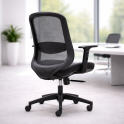 Silla ergonómica Lima con respaldo de malla y soporte lumbar | Laoficinaonline