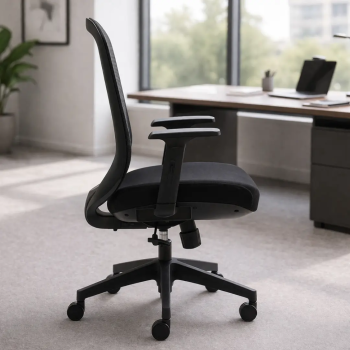 Silla ergonómica Lima con respaldo de malla y soporte lumbar | Laoficinaonline