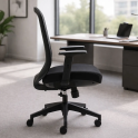 Silla ergonómica Lima con respaldo de malla y soporte lumbar | Laoficinaonline