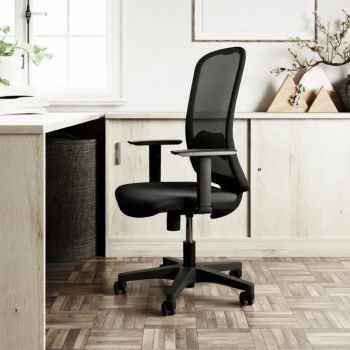 Silla ergonómica Aura con respaldo de malla y ajuste lumbar | Laoficinaonline