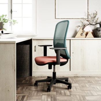 Silla ergonómica Aura con respaldo de malla y ajuste lumbar | Laoficinaonline