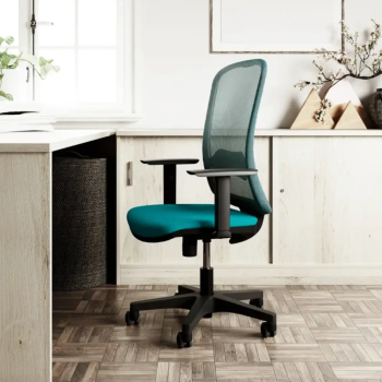 Silla ergonómica Aura con respaldo de malla y ajuste lumbar | Laoficinaonline