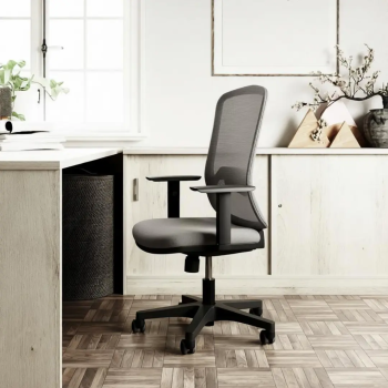 Silla ergonómica Aura con respaldo de malla y ajuste lumbar | Laoficinaonline