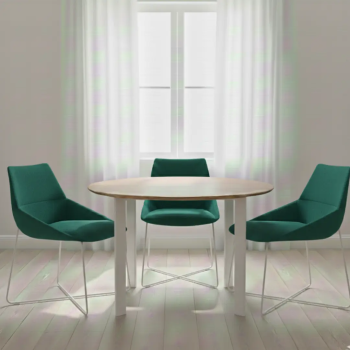 Silla de diseño Dunas XS con base de varilla metálica| Laoficinaonline