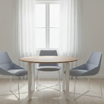 Silla de diseño Dunas XS con base de varilla metálica| Laoficinaonline