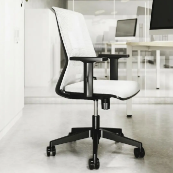 Silla ergonómica Oyana con respaldo de malla y cabezal | Laoficinaonline