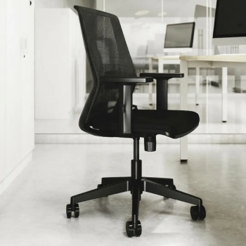 Silla ergonómica Oyana con respaldo de malla y cabezal | Laoficinaonline