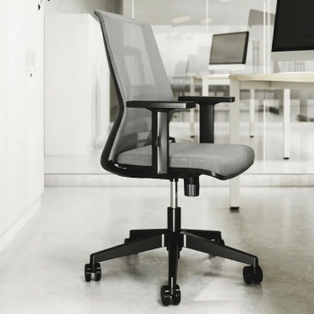 Silla ergonómica Oyana con respaldo de malla y cabezal | Laoficinaonline