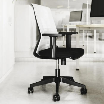 Silla ergonómica Oyana con respaldo de malla y cabezal | Laoficinaonline