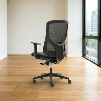 Silla ergonómica Nantes negra EN 1335 | Laoficinaonline