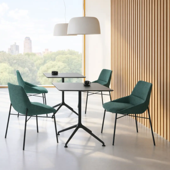 Silla de diseño Dunas XS 4 patas tapizada| Laoficinaonline