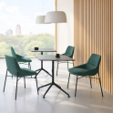 Silla de diseño Dunas XS 4 patas tapizada| Laoficinaonline