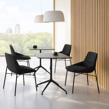Silla de diseño Dunas XS 4 patas tapizada| Laoficinaonline