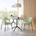 Silla de diseño Dunas XS 4 patas tapizada| Laoficinaonline