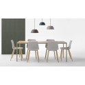 Silla Varya 4 patas con brazos para oficina y reuniones  | Laoficinaonline