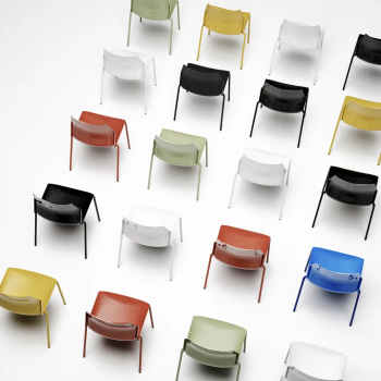 Silla confidente Tenzing de Somomar apilable y versátil | Laoficinaonline