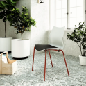 Silla confidente Tenzing de Somomar apilable y versátil | Laoficinaonline