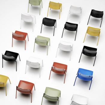 Silla confidente Tenzing de Somomar apilable y versátil | Laoficinaonline