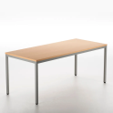 Mesa de oficina Line con estructura metálica | Laoficinaonline