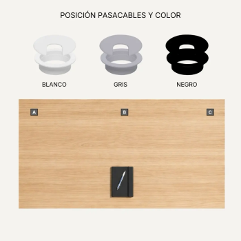 Mesa de oficina Torii diseño escritorio moderno | Laoficinaonline