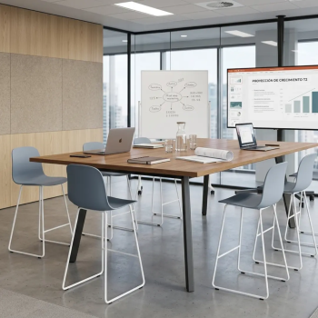 Silla media Varya con base trineo