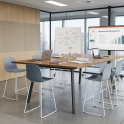 Silla media Varya con base trineo