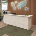 Mostrador de recepción EURO para oficina | Laoficinaonline