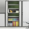 Armario metálico de persiana 145 cm monoblock | Laoficinaonline