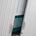 Armario metálico de persiana 145 cm monoblock | Laoficinaonline